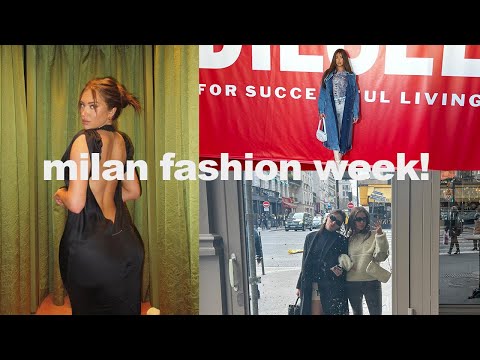 MILAN FASHION WEEK VLOG ★ traveling, diesel show +