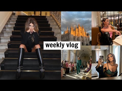 vlog l milan fashion week (dinners, events, etc)