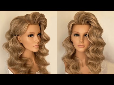 Hollywood waves 2022. Hairstyle tutorial