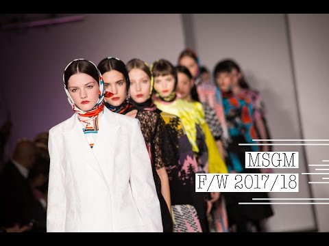 MSGM | Milan Fashion Week F/W 2017/18 Fashion Show