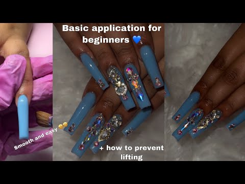 Beginner nail tutorial | how to prevent lifting for