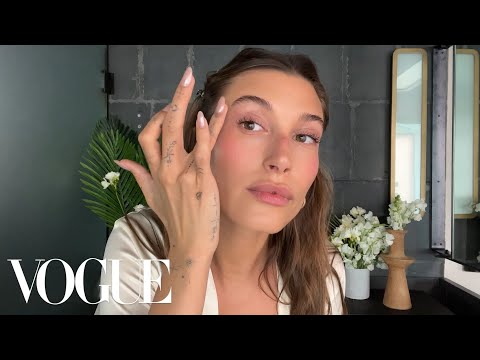 Hailey Bieber's Date Night Skin Care & Makeup Routine