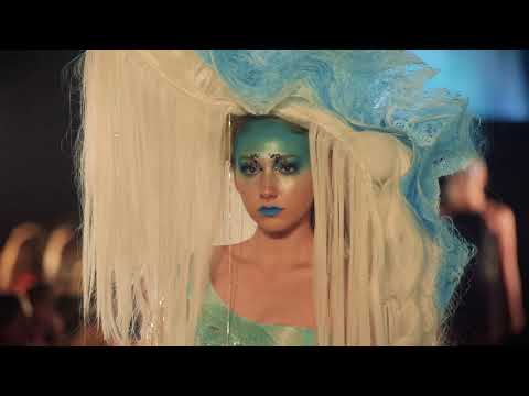 MIND BLOWING avant garde hair styling, creative makeup and