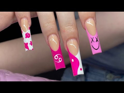 Watch me Work: Trendy Pink French Tips