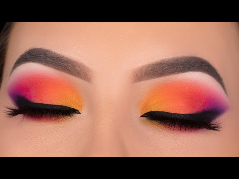 SUNSET Eye Makeup Tutorial | Jaclyn Hill x Morphe