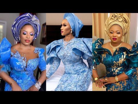 Latest Lace Styles Gowns For2021-2022/Asoebi Styles????????