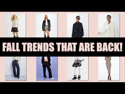 10 Fall Fashion Trends That Are Back From Last