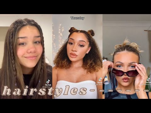 cute and easy hairstyles tutorial | trendy tiktok hairstyles