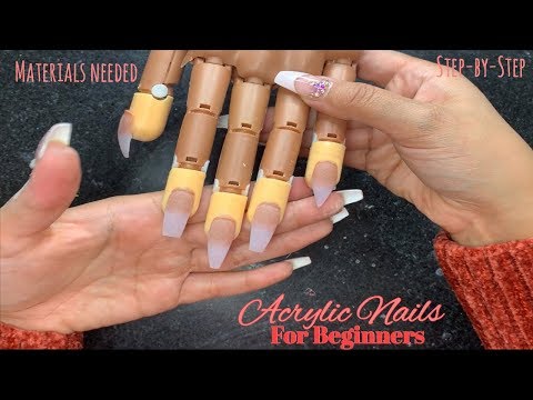 Acrylic Nails Tutorial | Nails For Beginners | Acrylic