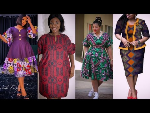 Latest Ankara African Print Gowns & Skirts Knee Length