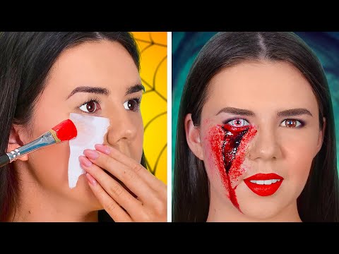 HOW TO SNEAK INTO A HALLOWEEN || SFX Makeup