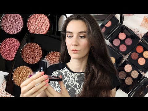 CHANEL TWEED makeup collection | All 4 Tweed palettes