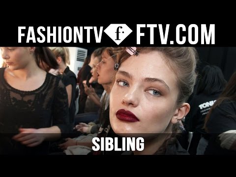 Sibling Makeup London Fashion Week F/W 16-17 | FashionTV