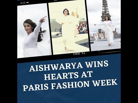 Aishwarya Rai Bachchan Wins Hearts at Paris Fashion Week