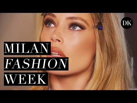BACKSTAGE AT MILAN FASHION WEEK & THE VERSACE AFTER