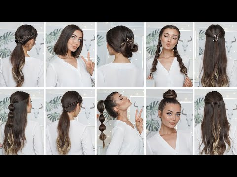 10 EASY HEATLESS BACK TO SCHOOL HAIRSTYLES!