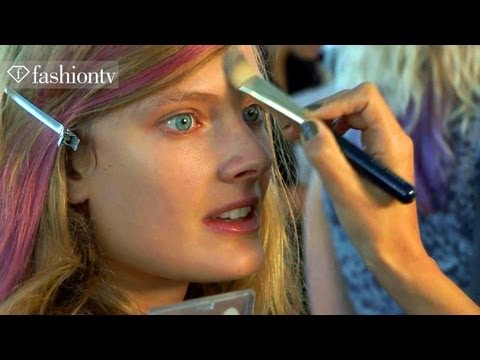 Hair & Makeup – Peter Som Backstage – New