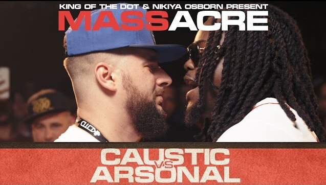 KOTD – Rap Battle Caustic vs Arsonal | #MASSacre