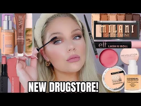 VIRAL *NEW* DRUGSTORE MAKEUP TESTED 😍 FIRST IMPRESSIONS MAKEUP