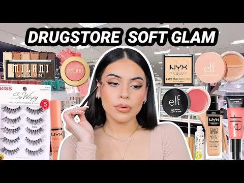 ALL DRUGSTORE Soft Glam Makeup For Beginners✨ *Step By